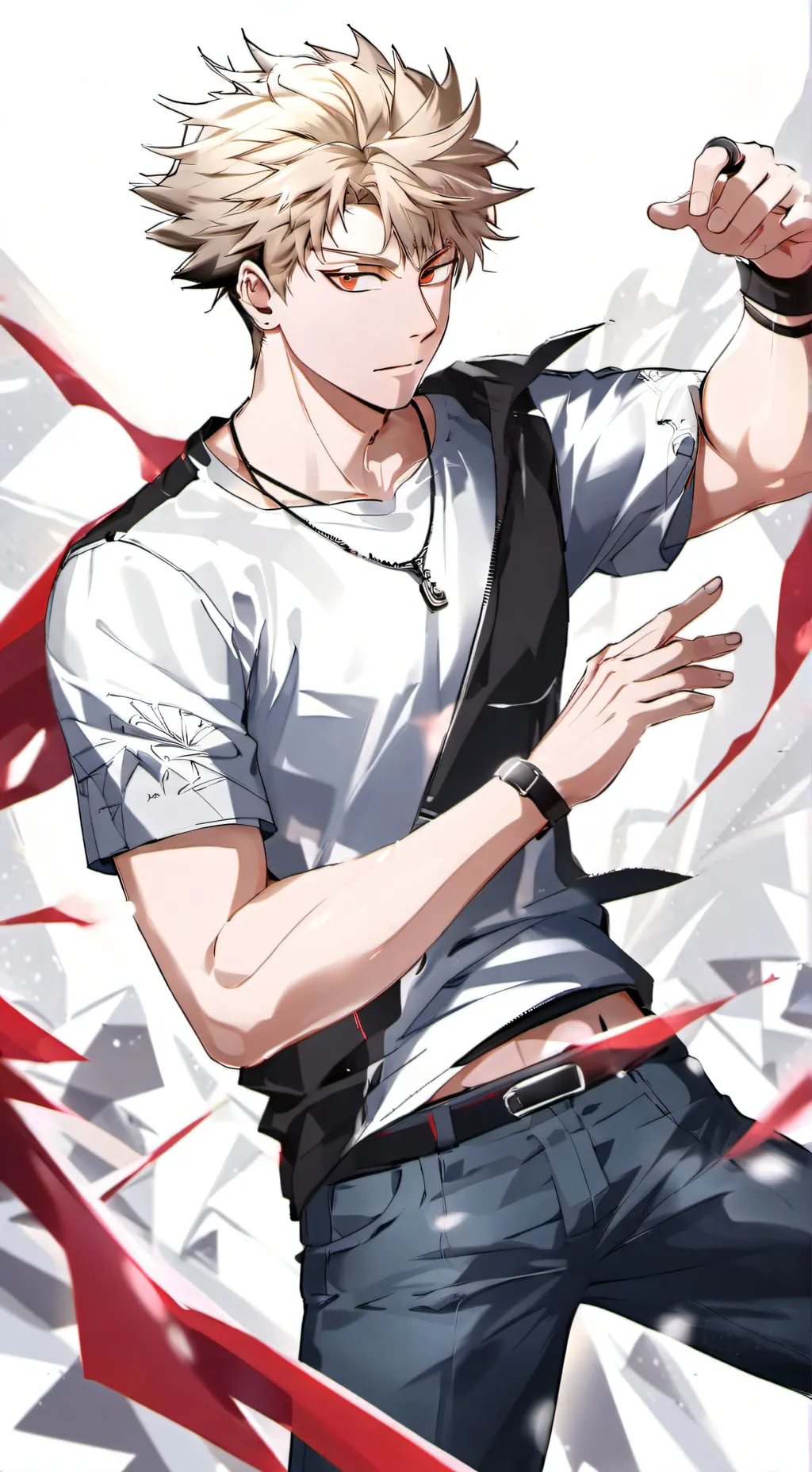 ai character: Katsuki Bakugo v.2 background