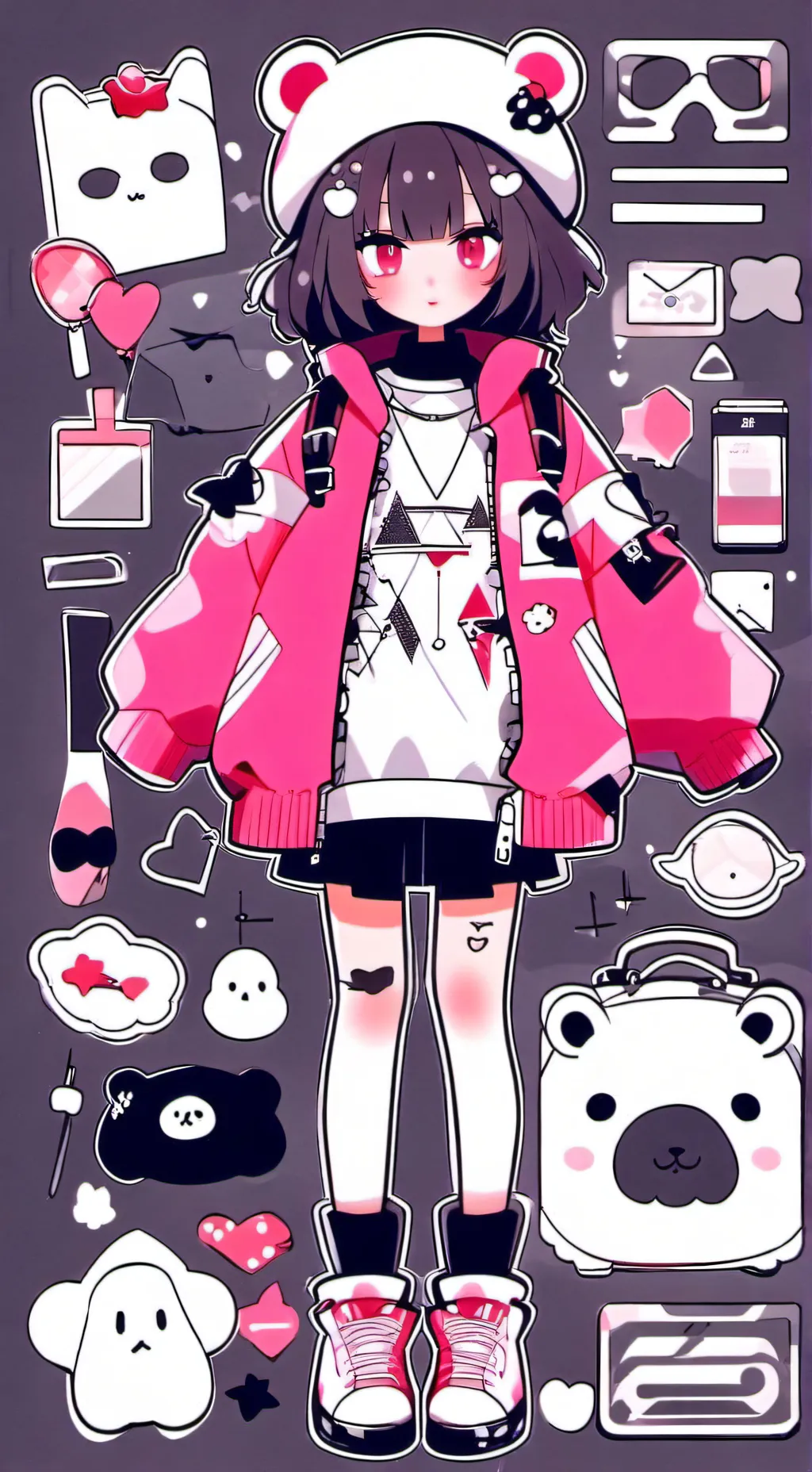 ai character: roblox avatar req! background