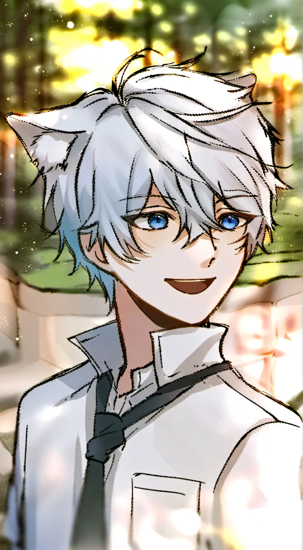 ai character: gojo background