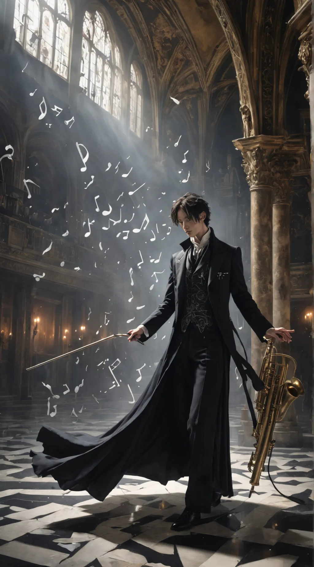 ai character: Maestro background