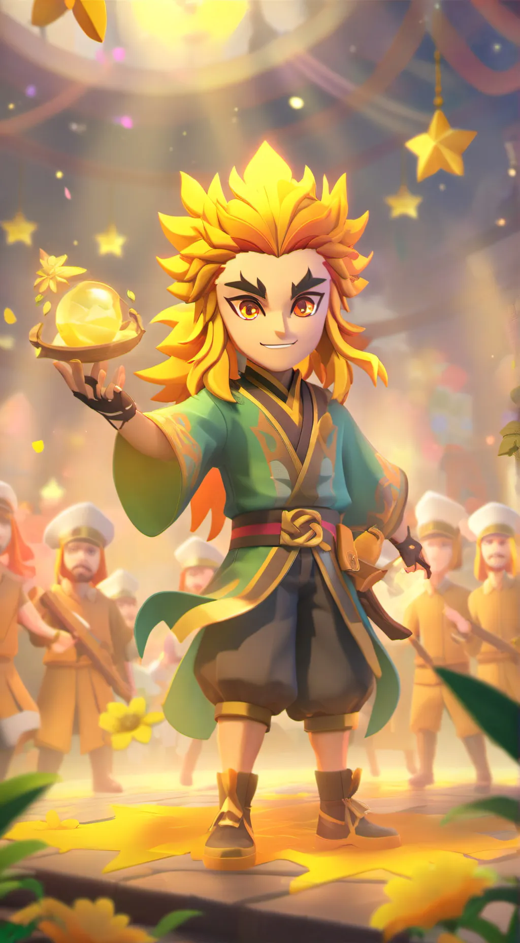 ai character: Renguko  background