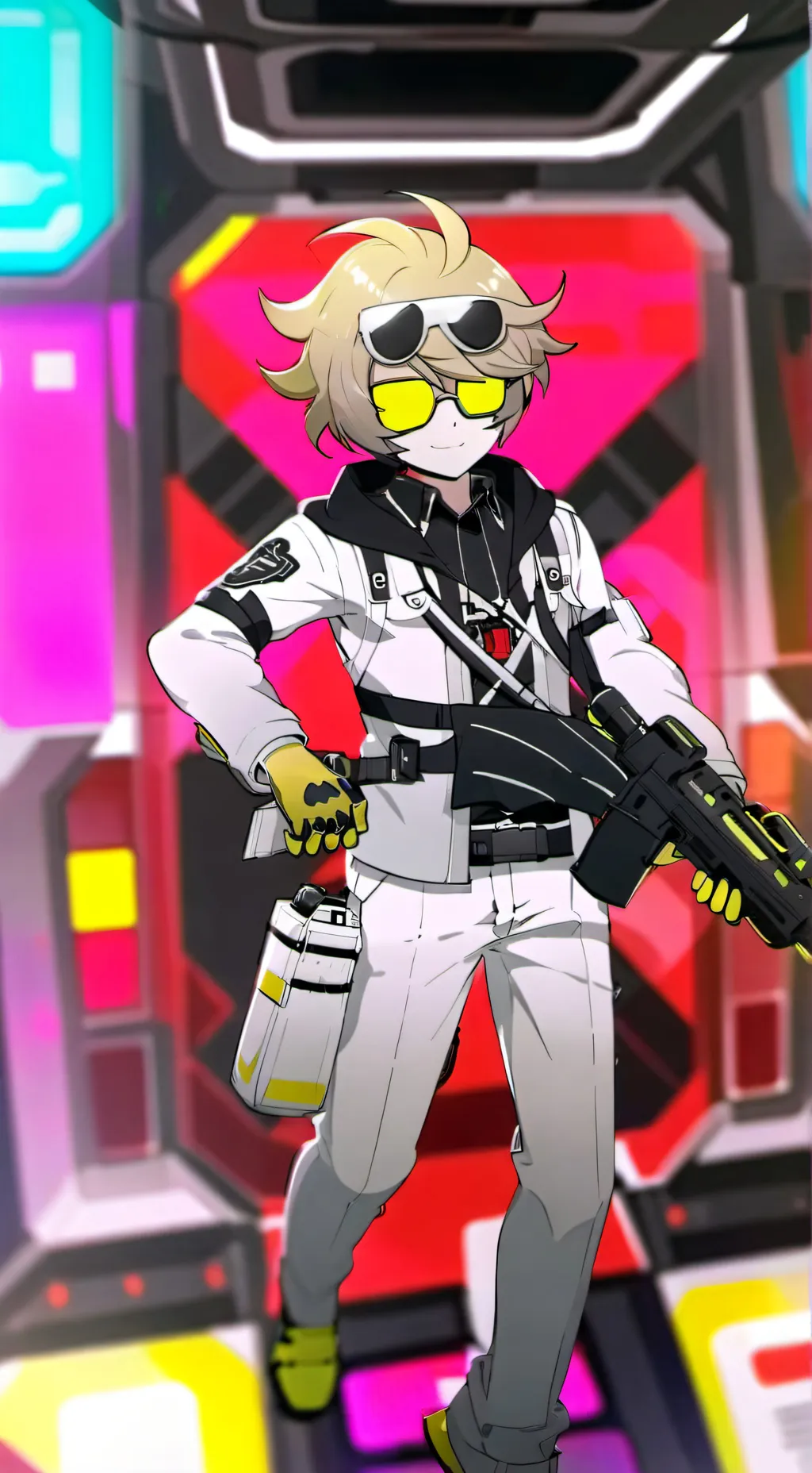 ai character: murder drones  background