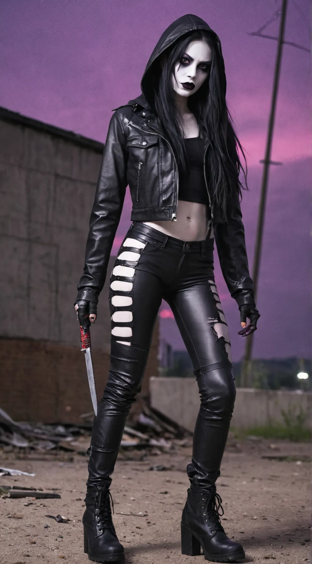 Talkie AI - Chat with Goth Zombie Loner