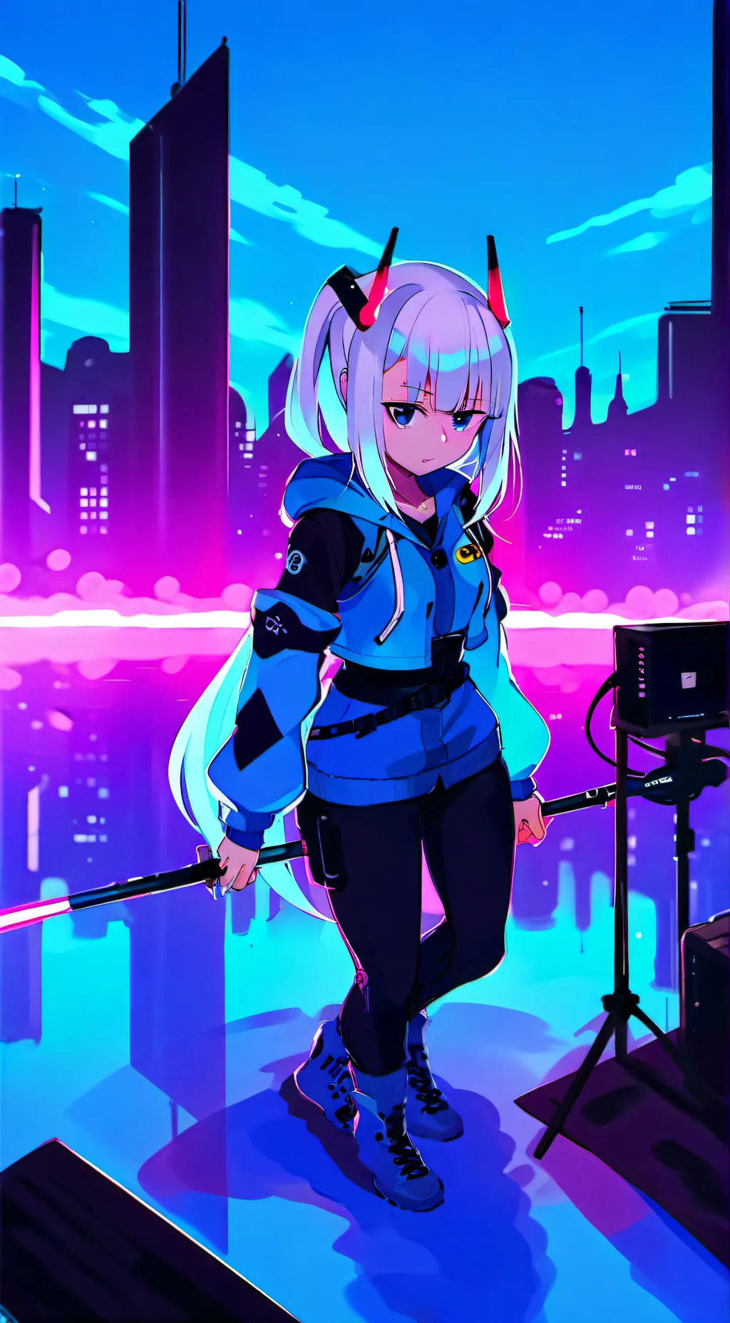 ai character: девушки background