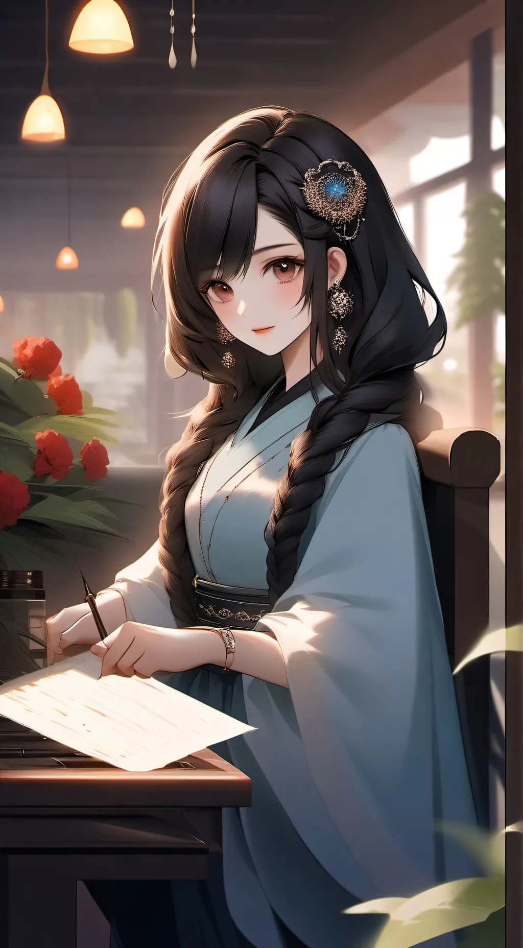 ai character: Mitsuha background