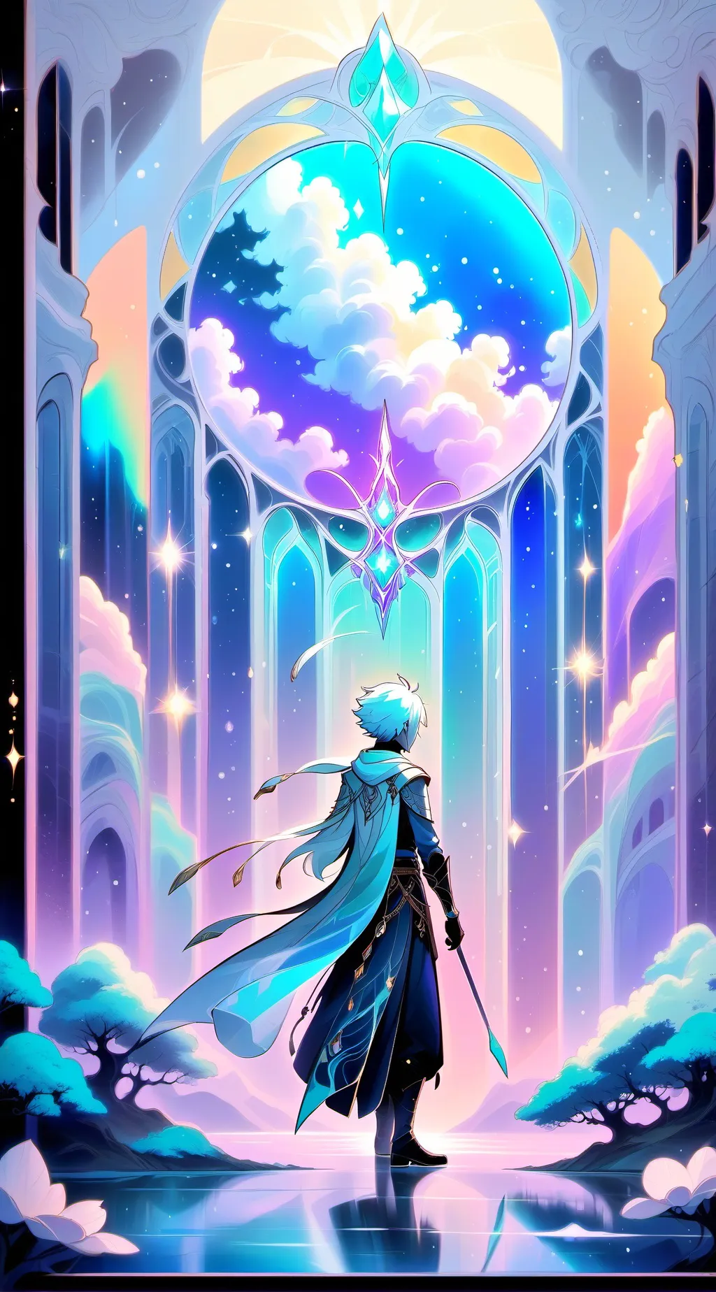 ai character: shrimpo background