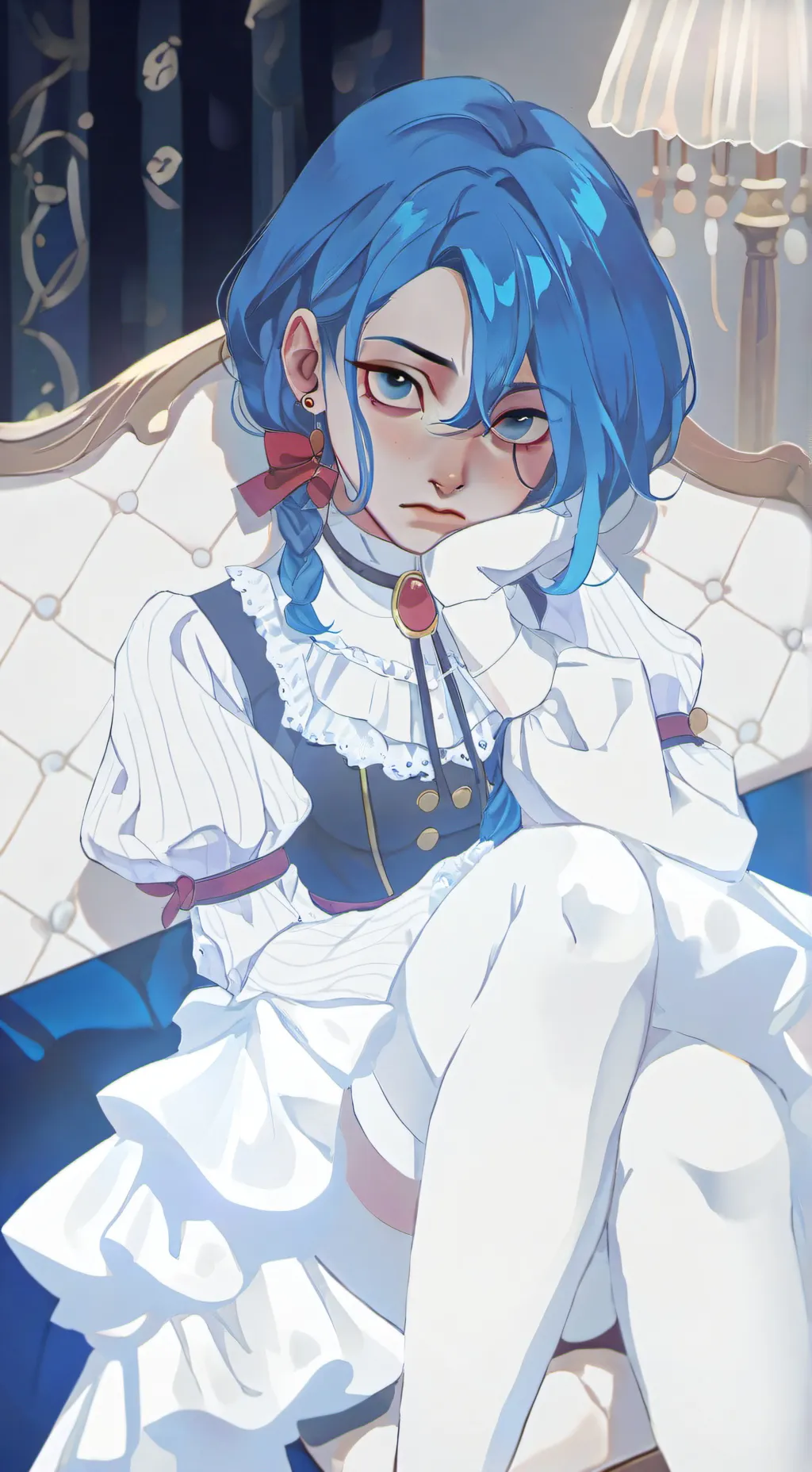 ai character: KAWAII  background