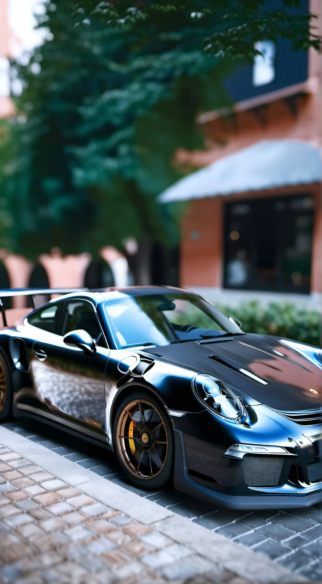 ai character: Car meet background