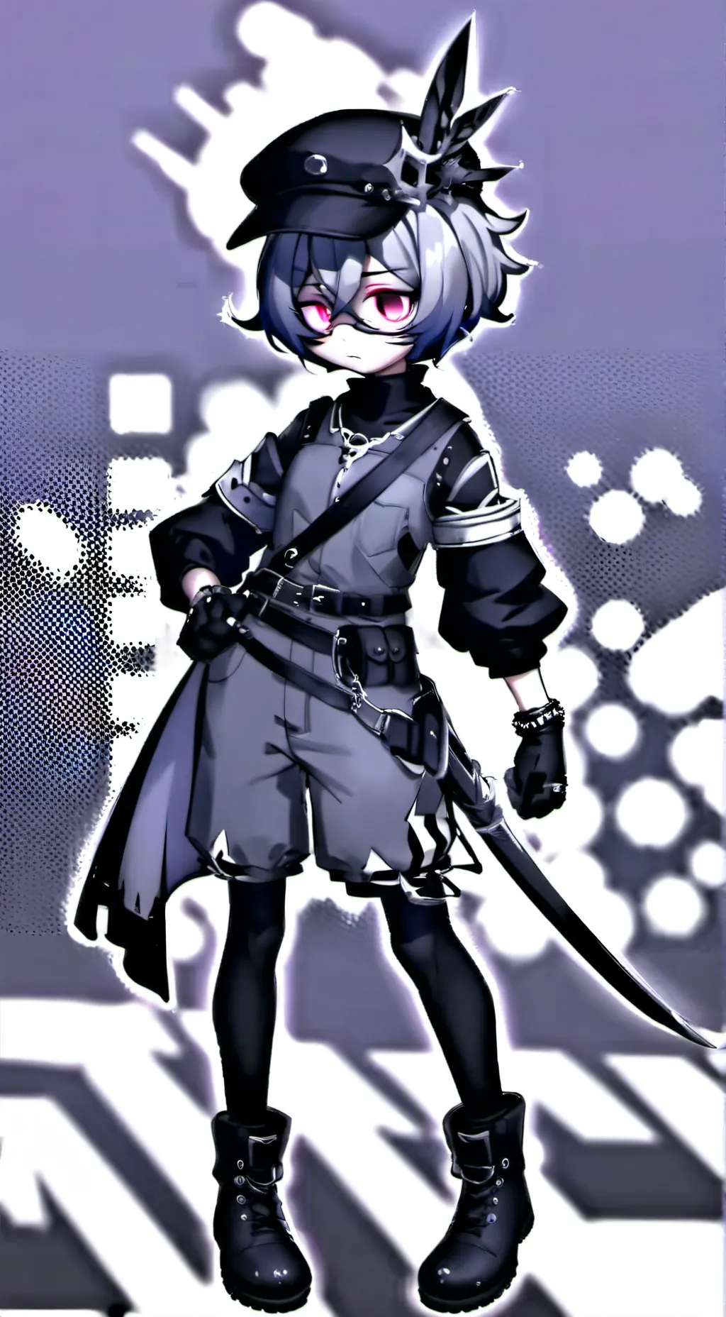 ai character: uzi dooberman  background