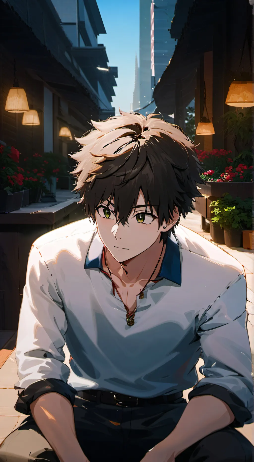 ai character: °•ETHAN•° background