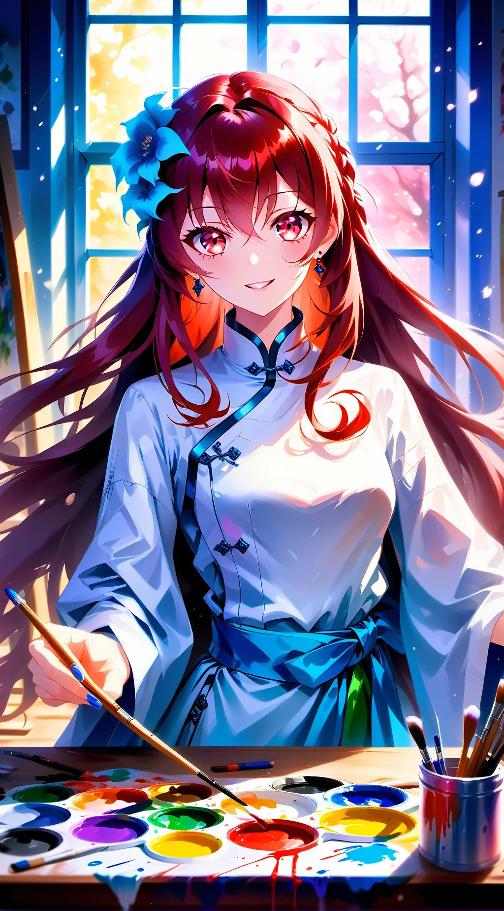 ai character: Akane background