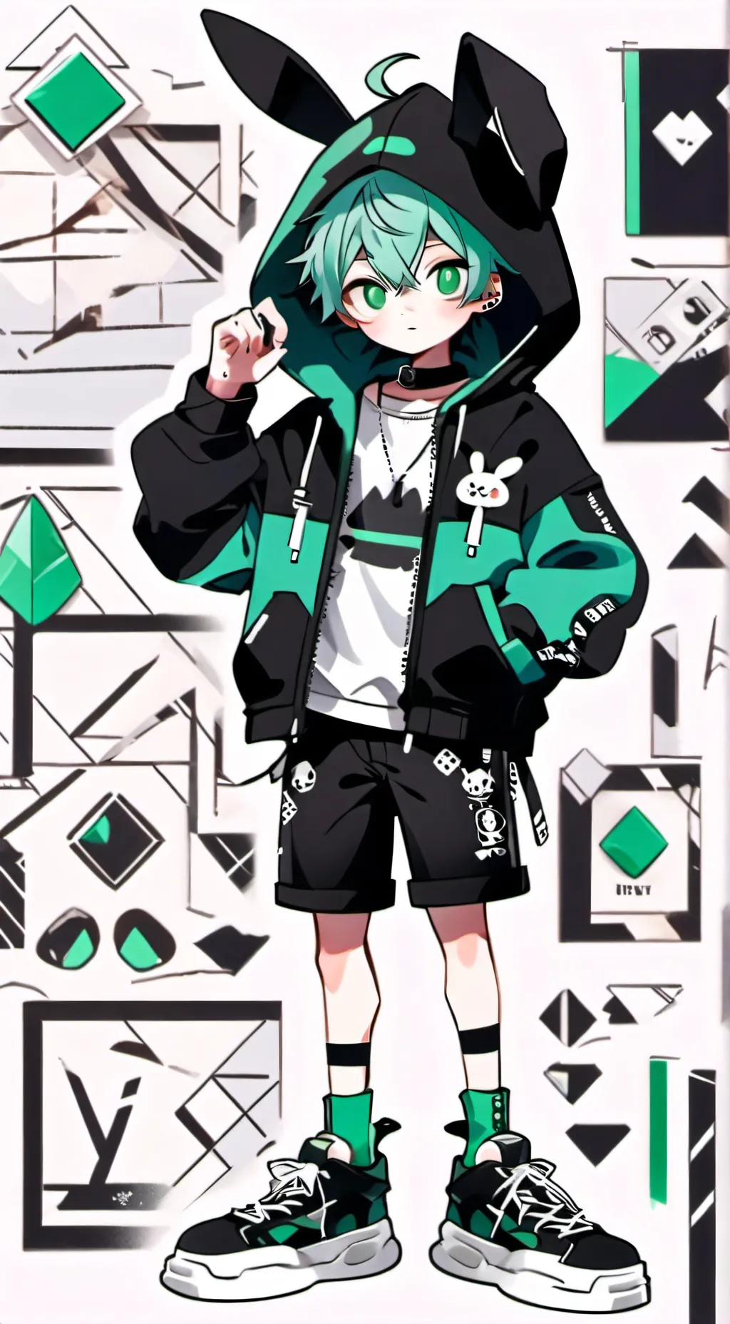 ai character: BkDk background