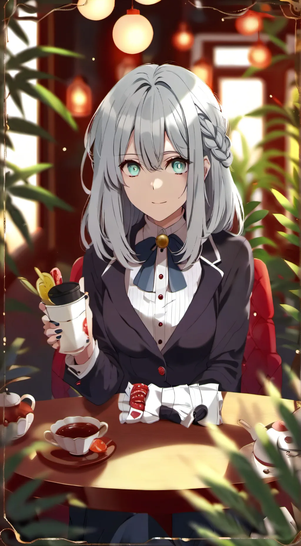 ai character: Tomioka  background