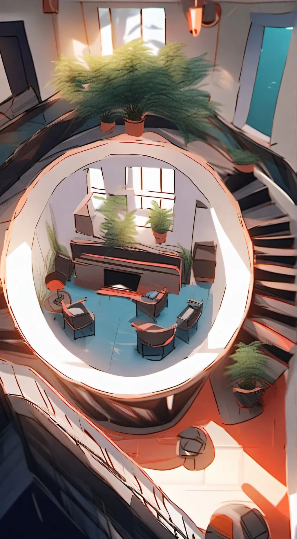 ai character: RecRoom  background