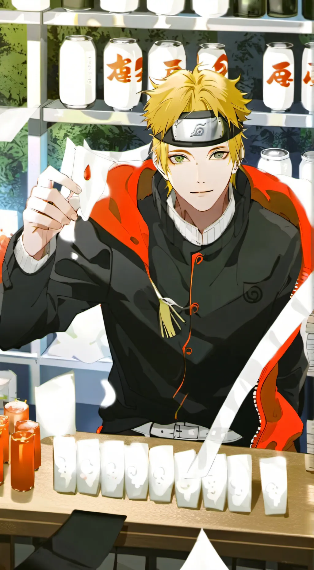 ai character: Naruto background