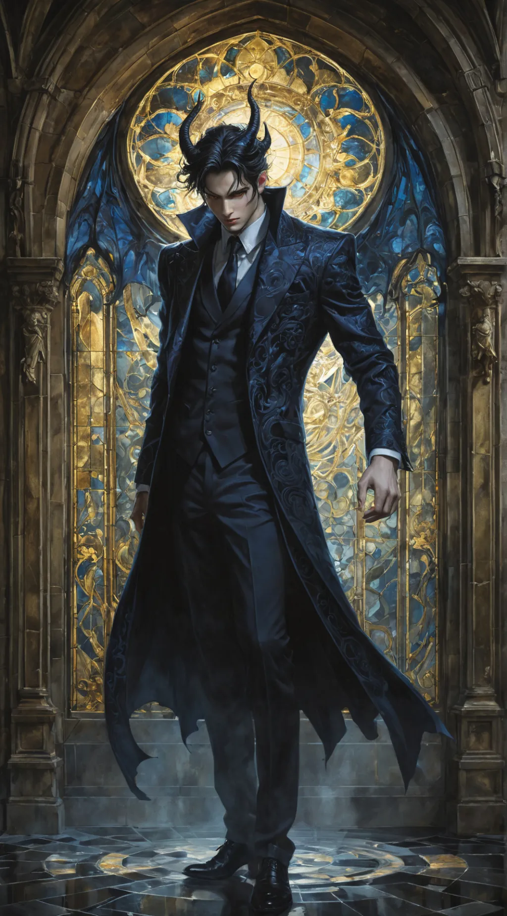 ai character: Lucien background