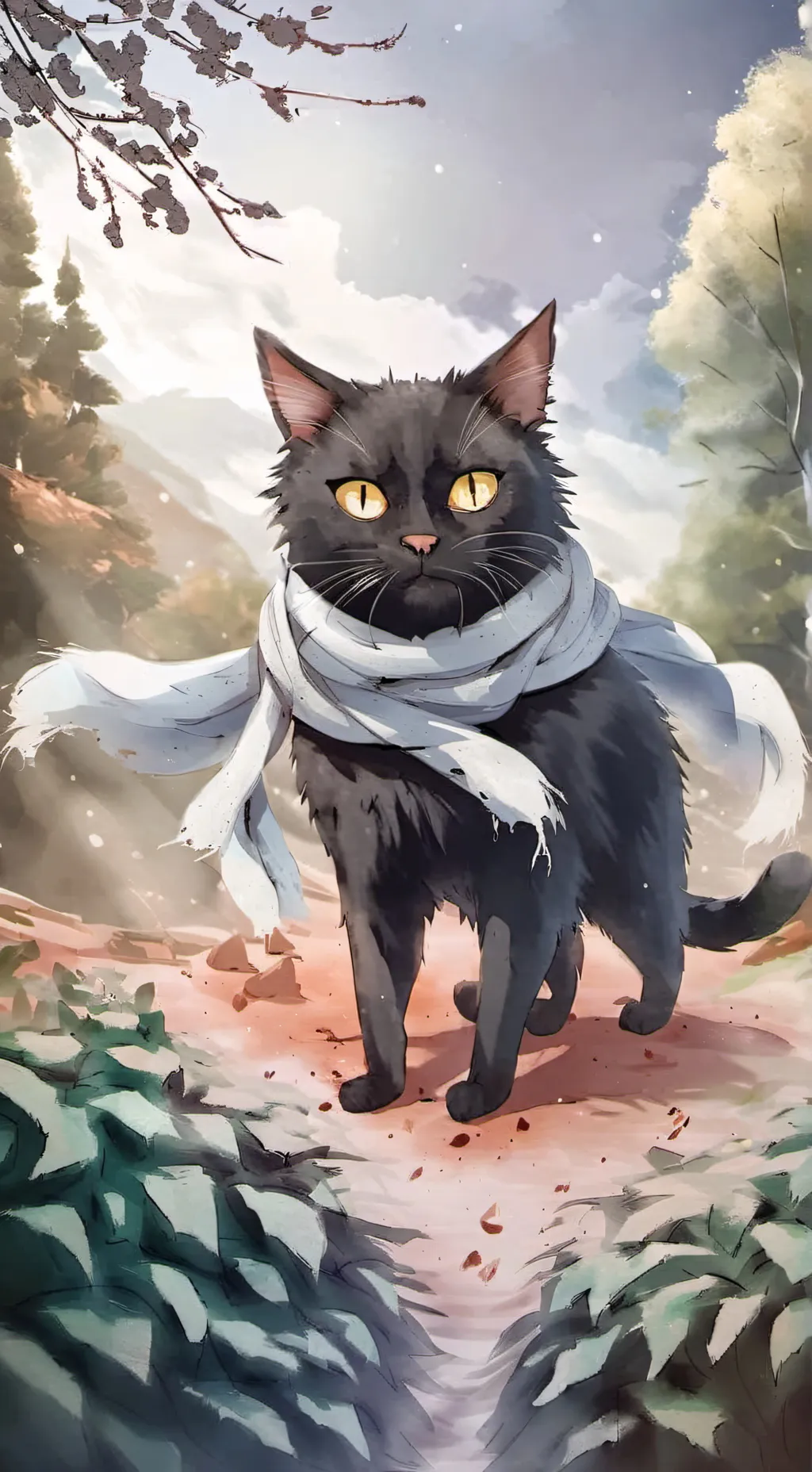 ai character: Aizawa (cat) background