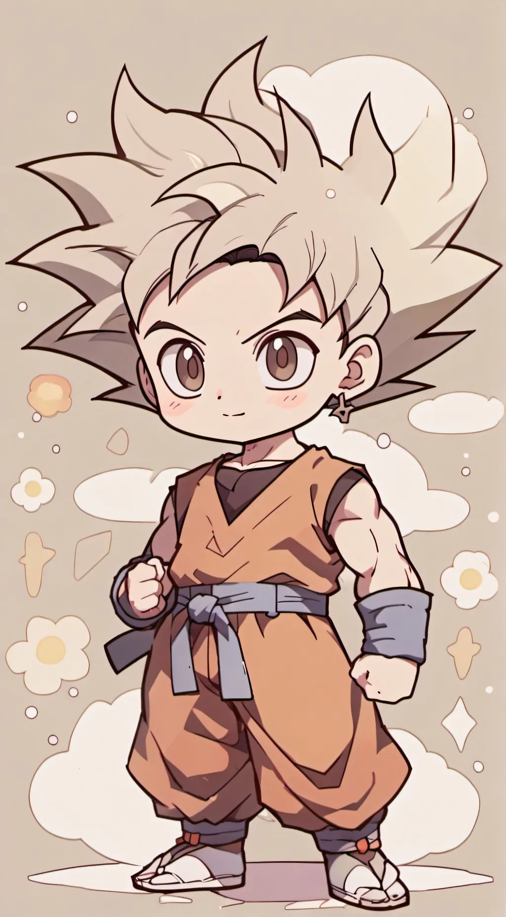 ai character: Baby Goku background