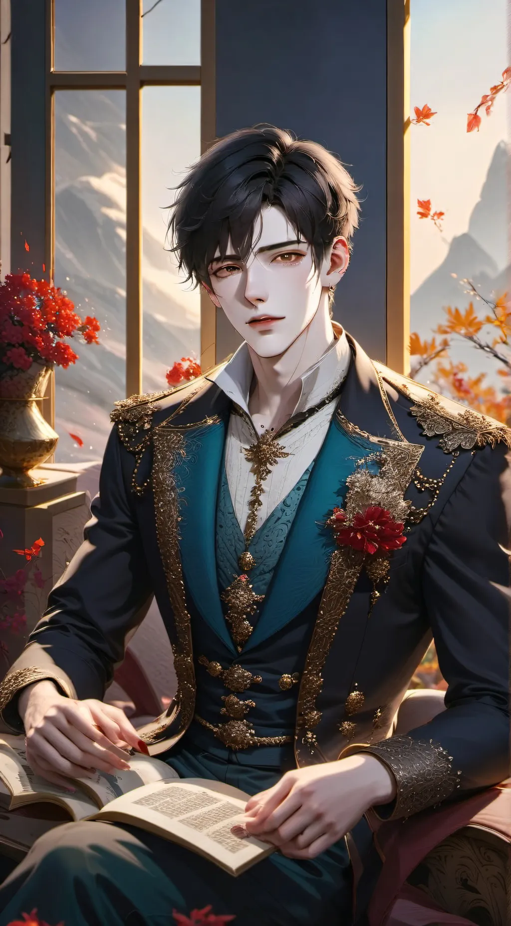 ai character: Leon background