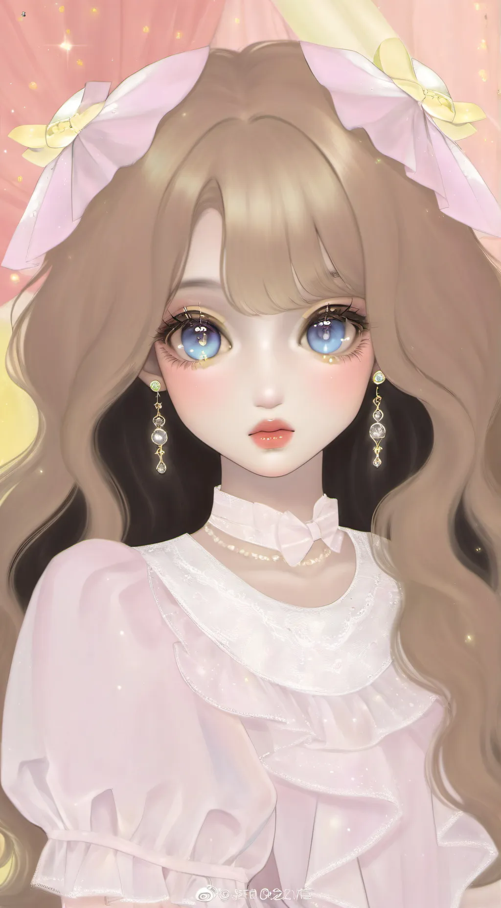 ai character: miss circle sus background