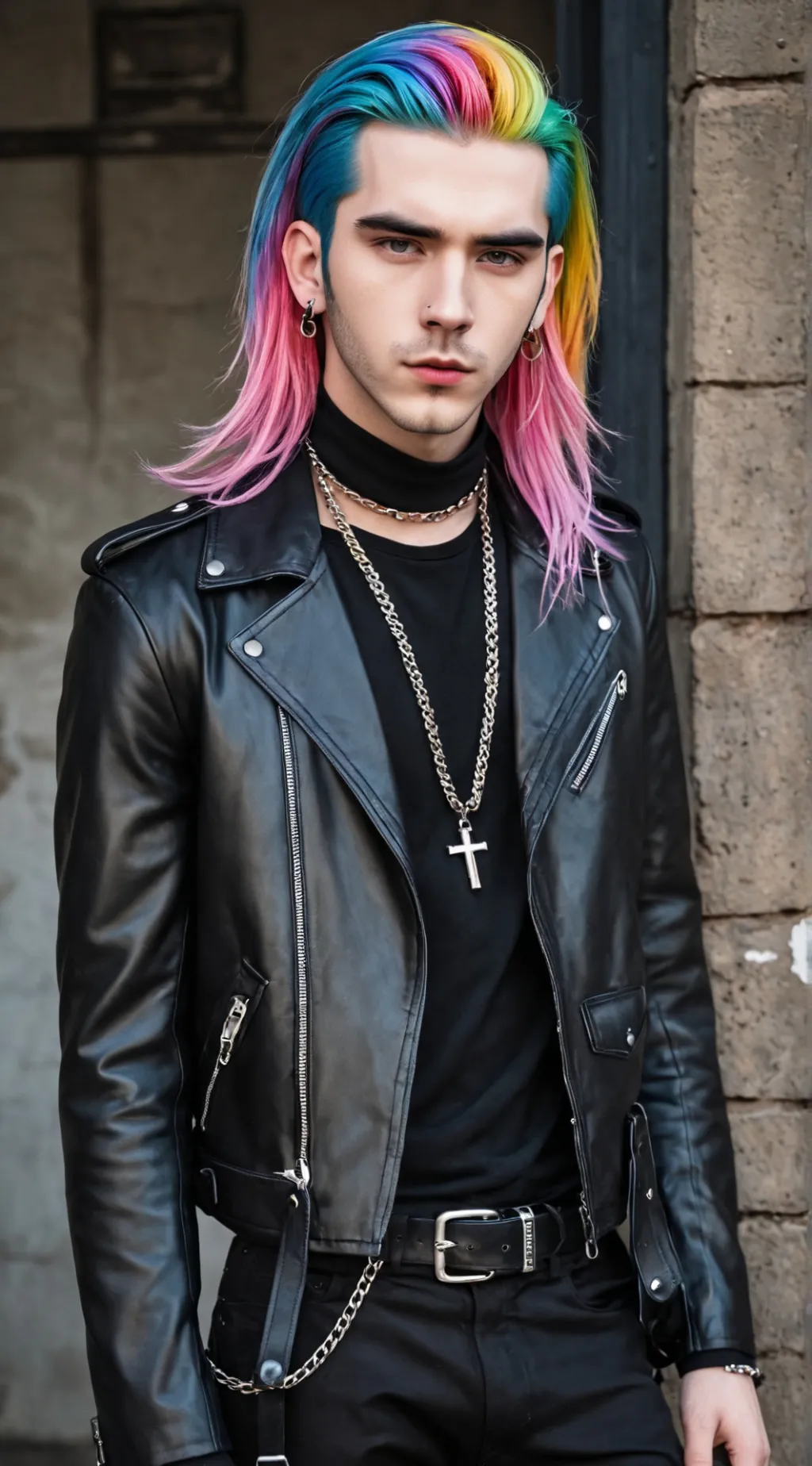 ai character: Garrett Myer  background