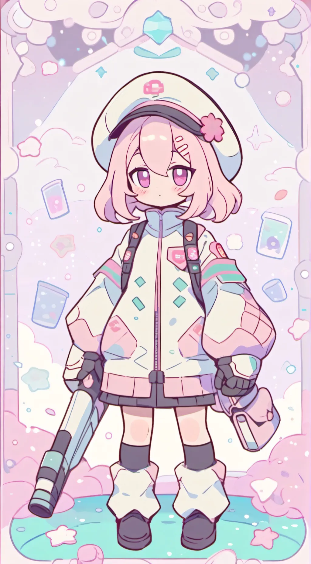 ai character: ❌ Squid game ⭕ background