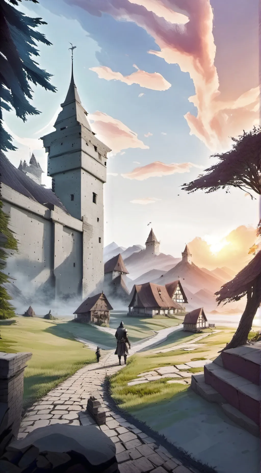 ai character: new world  background