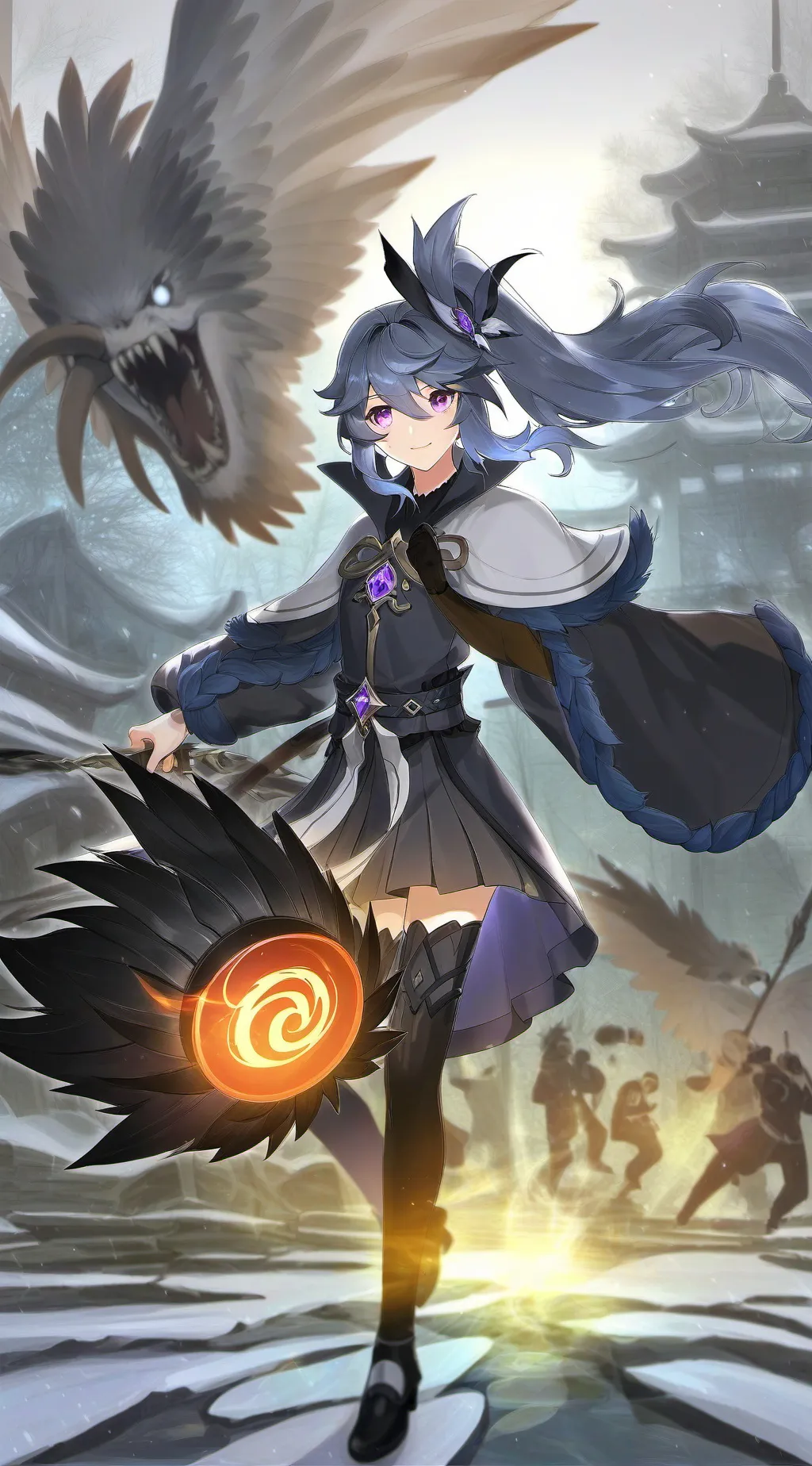 ai character: bellathewolf(good) background