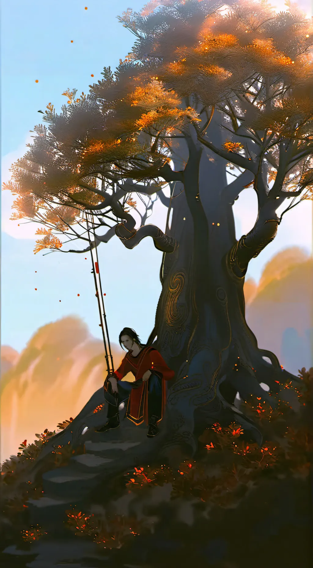 ai character: Lory  background