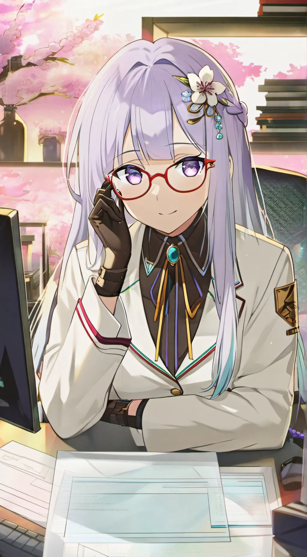 ai character: Rei background