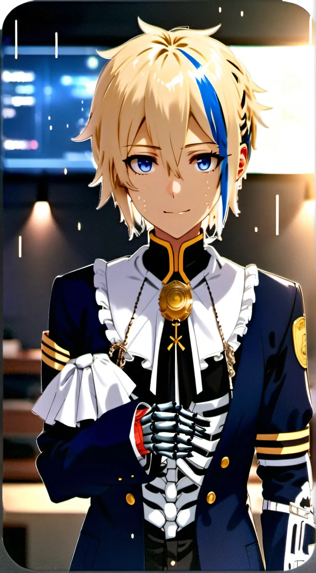 ai character: Lumière background