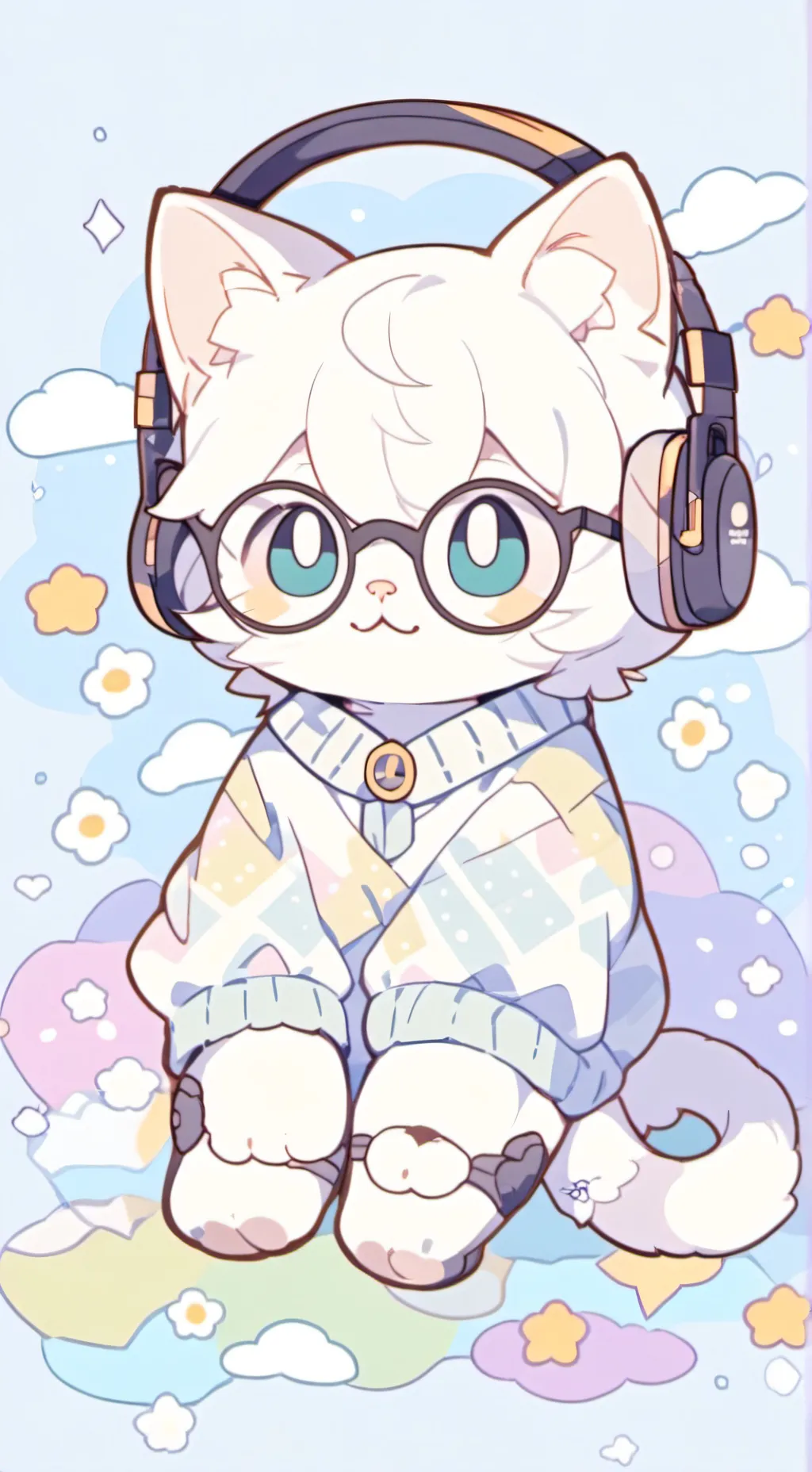 ai character: Kitty (Leo)  background