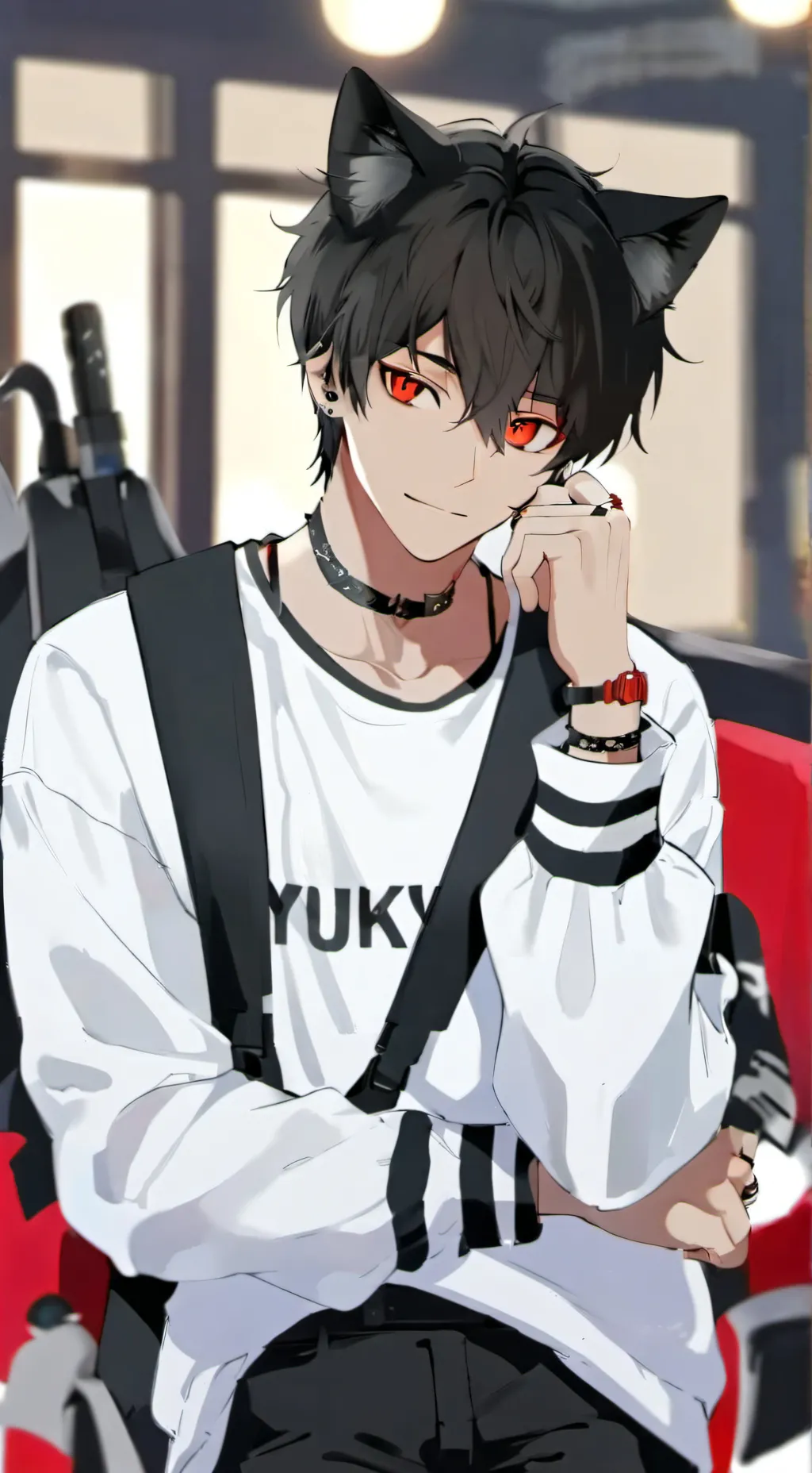 ai character: This is me background