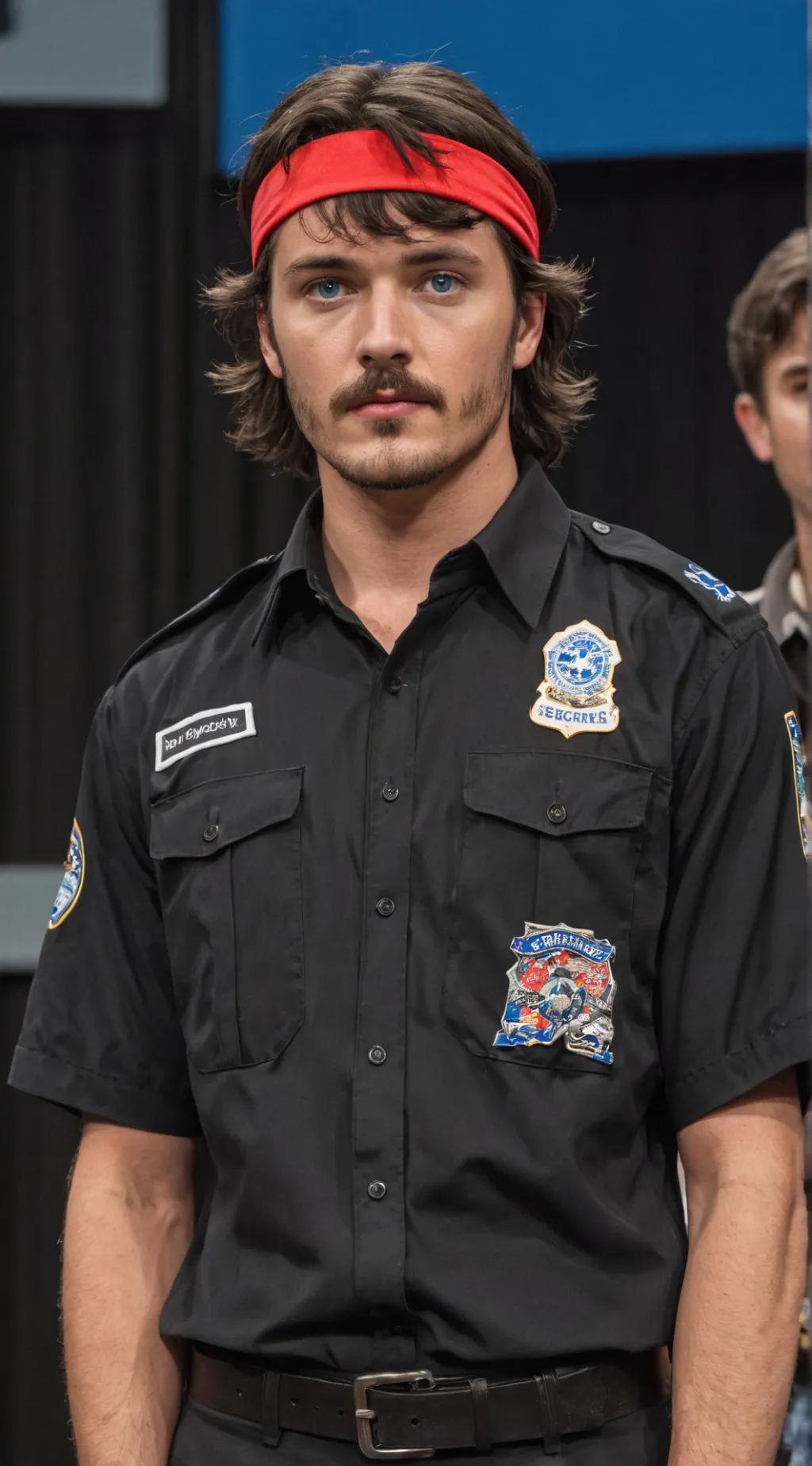 ai character: Young Jason Brooks background