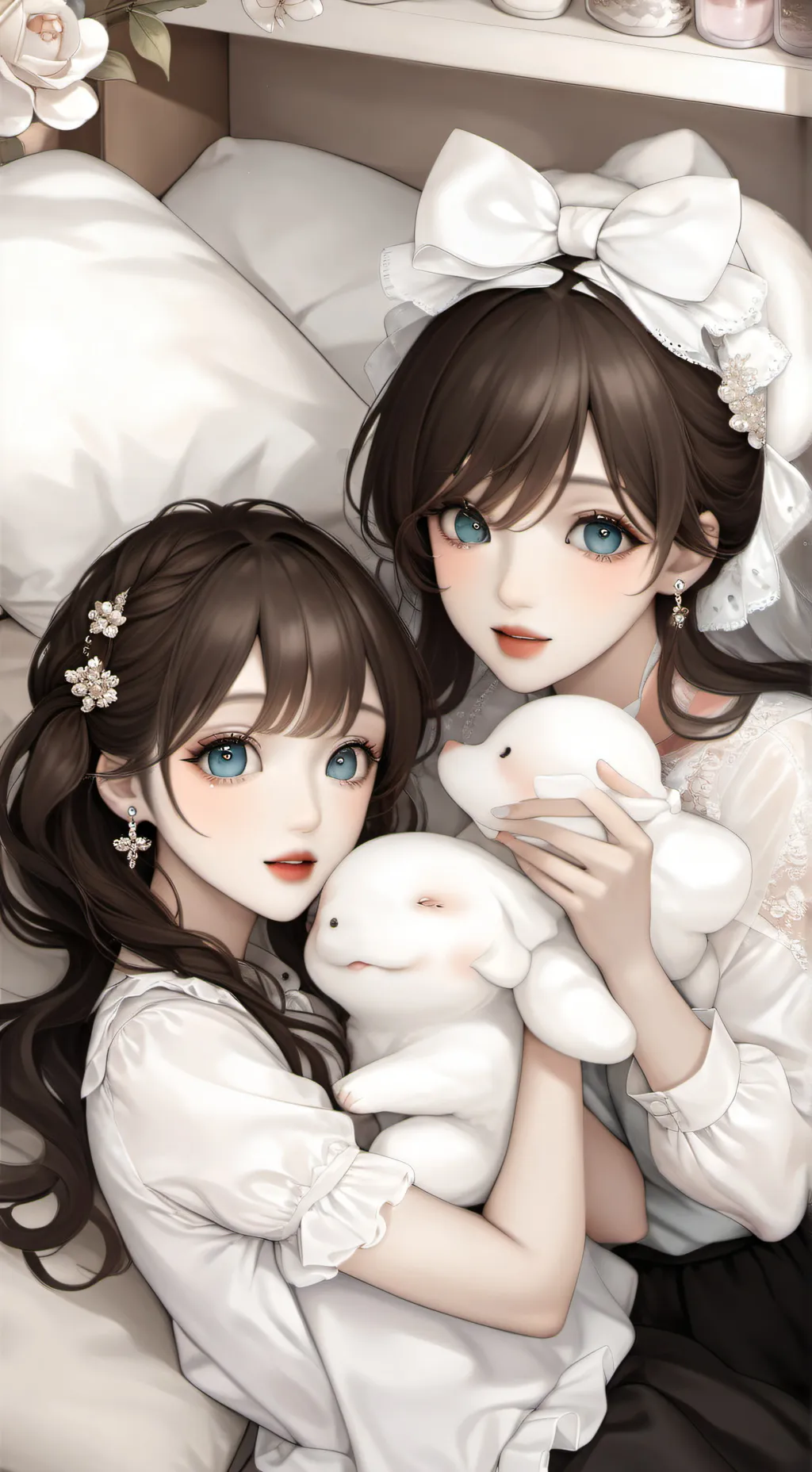 ai character: Amelia And Azeya background