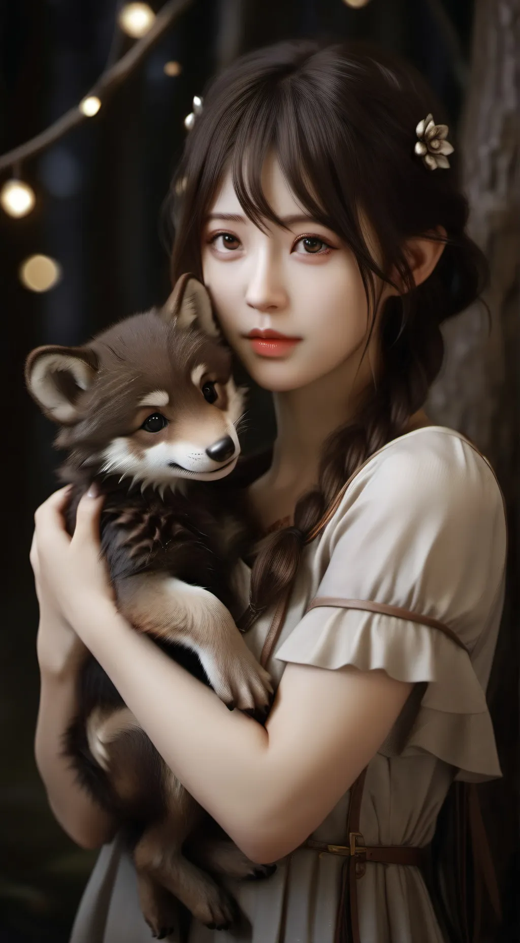 ai character: Wolfie background