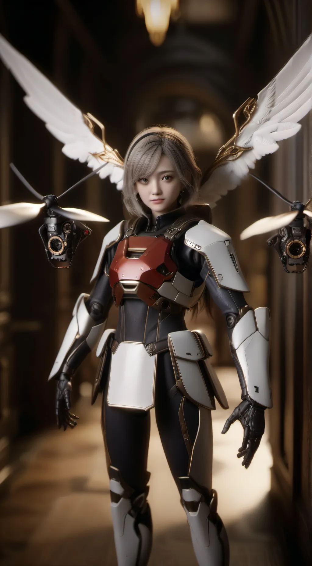 ai character: MD *V* background