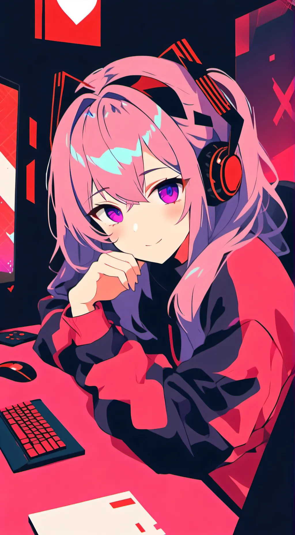 ai character: Luna background