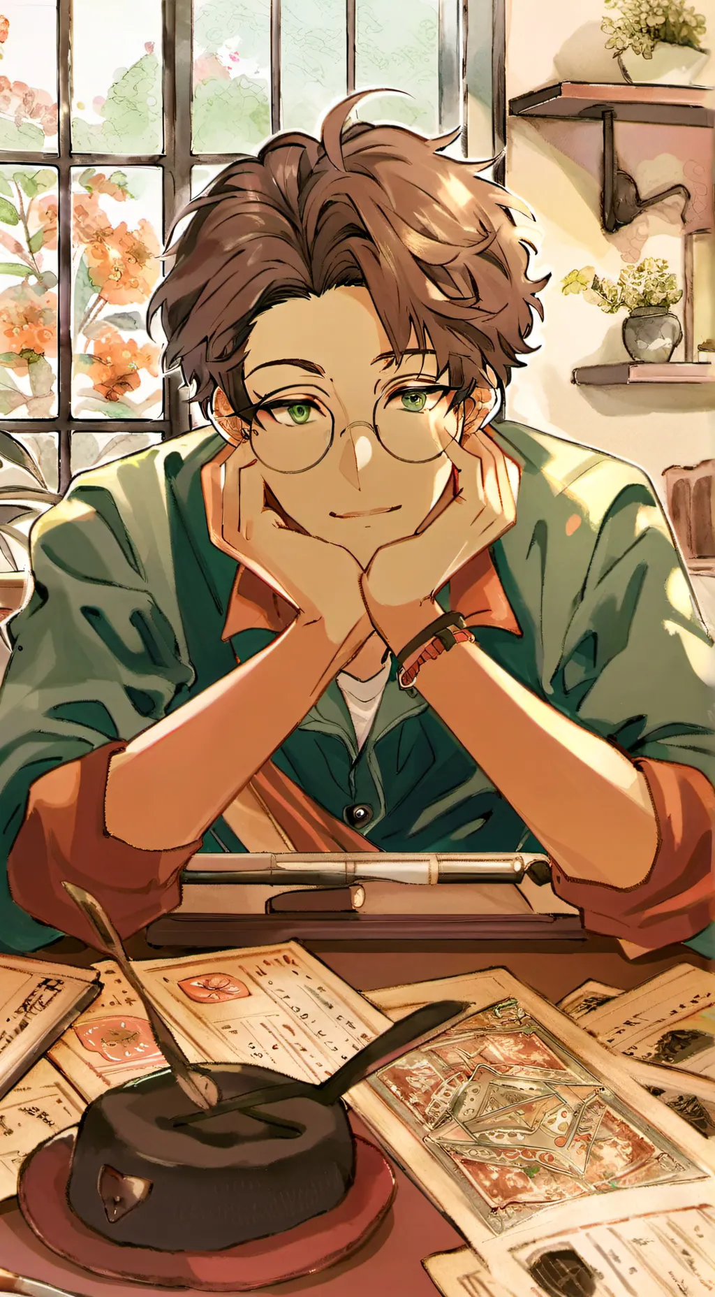 ai character: Matthew  background