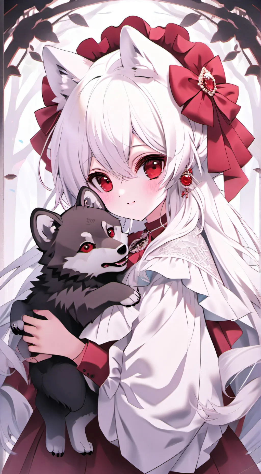 ai character: Wolfie background