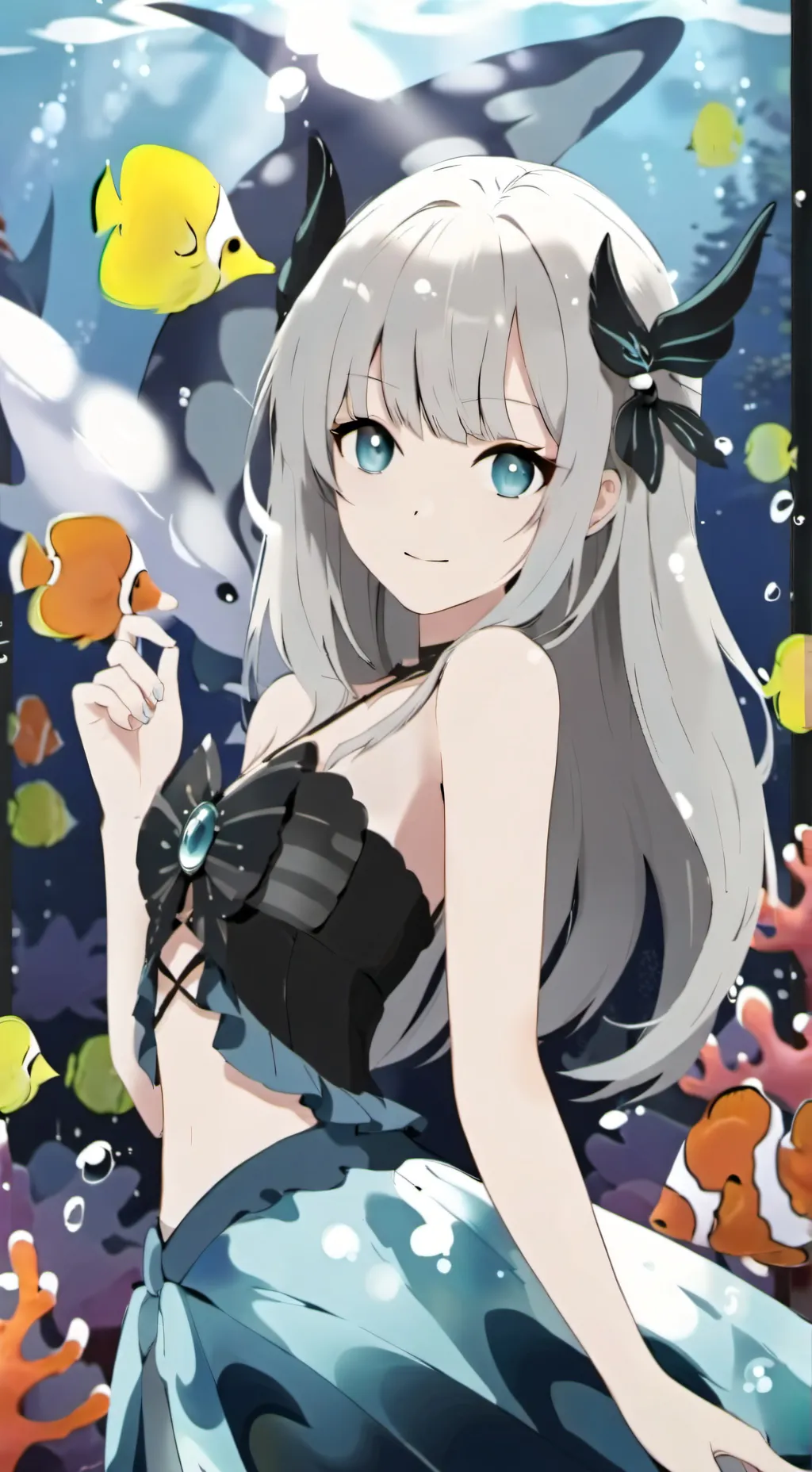 ai character: Mermaid background