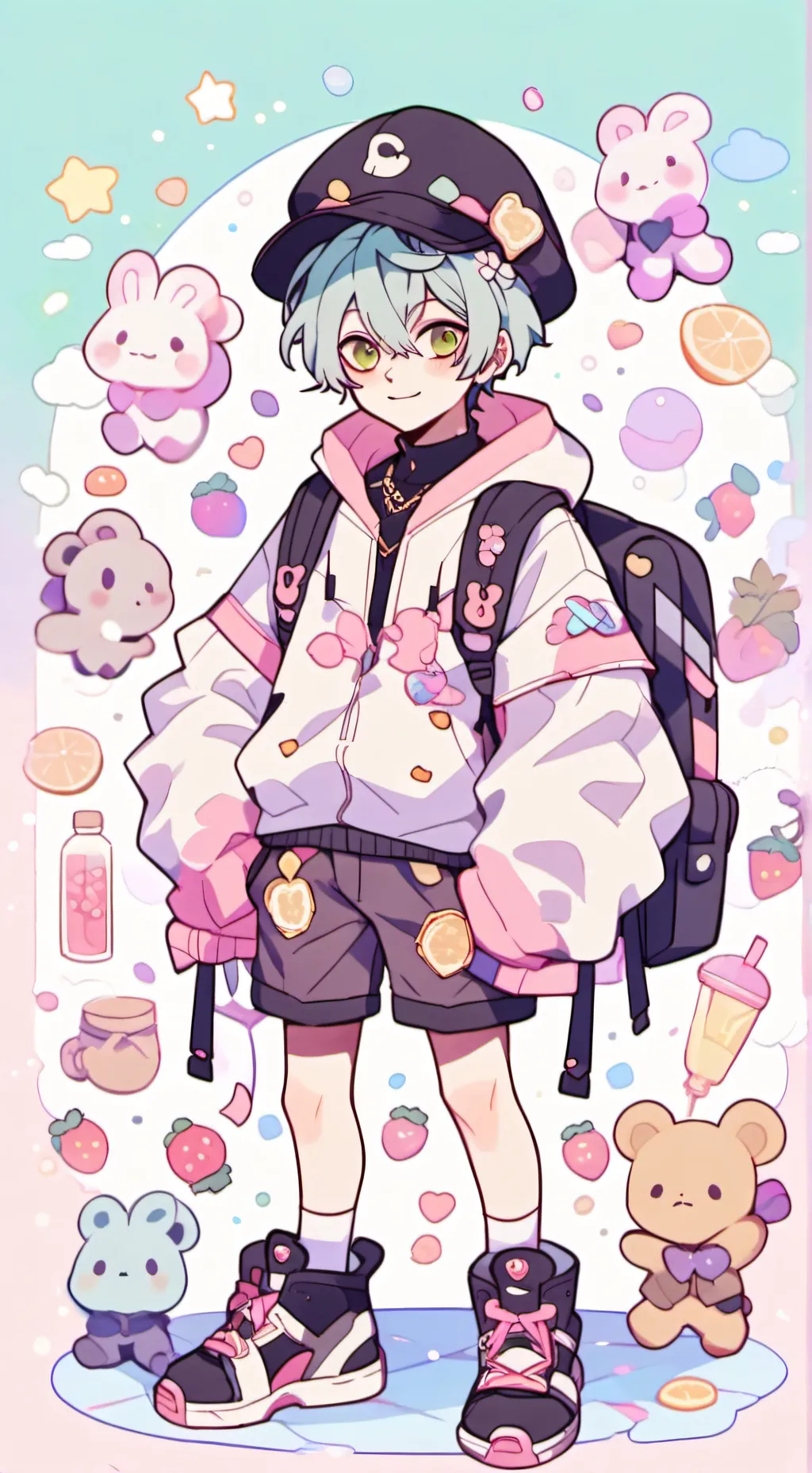 ai character: Mha te odia part3🤔 background