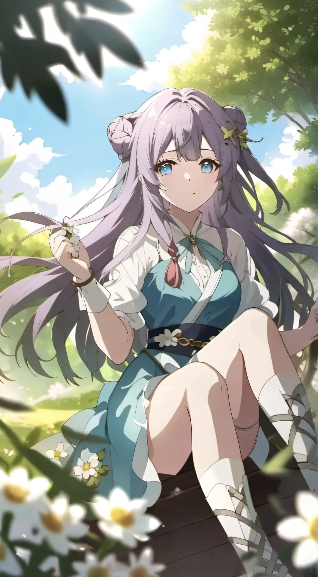 ai character: kitty background