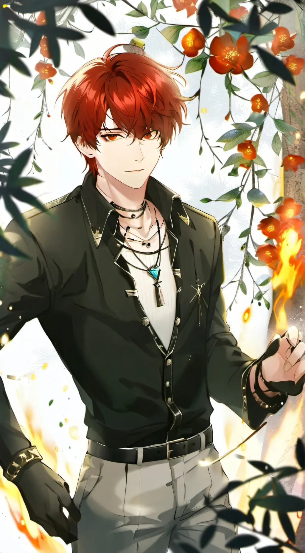 ai character: flint background