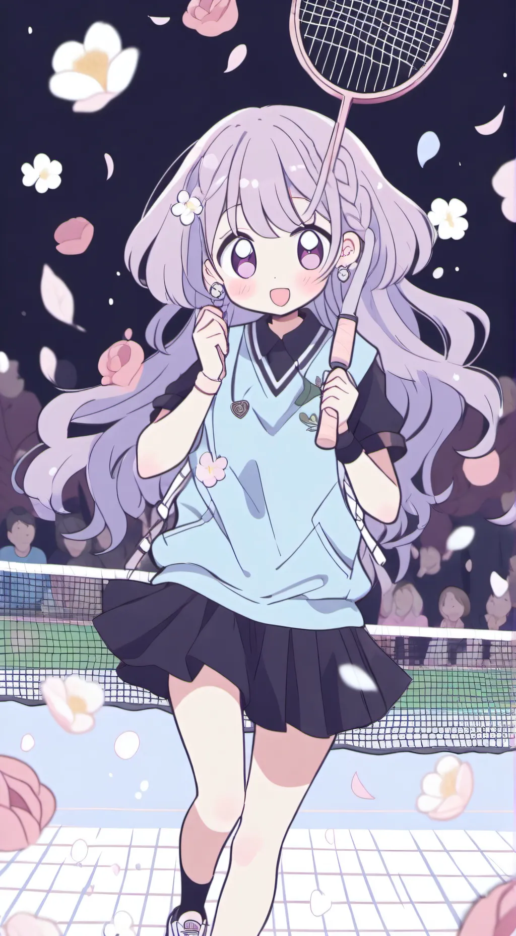 ai character: Rose background