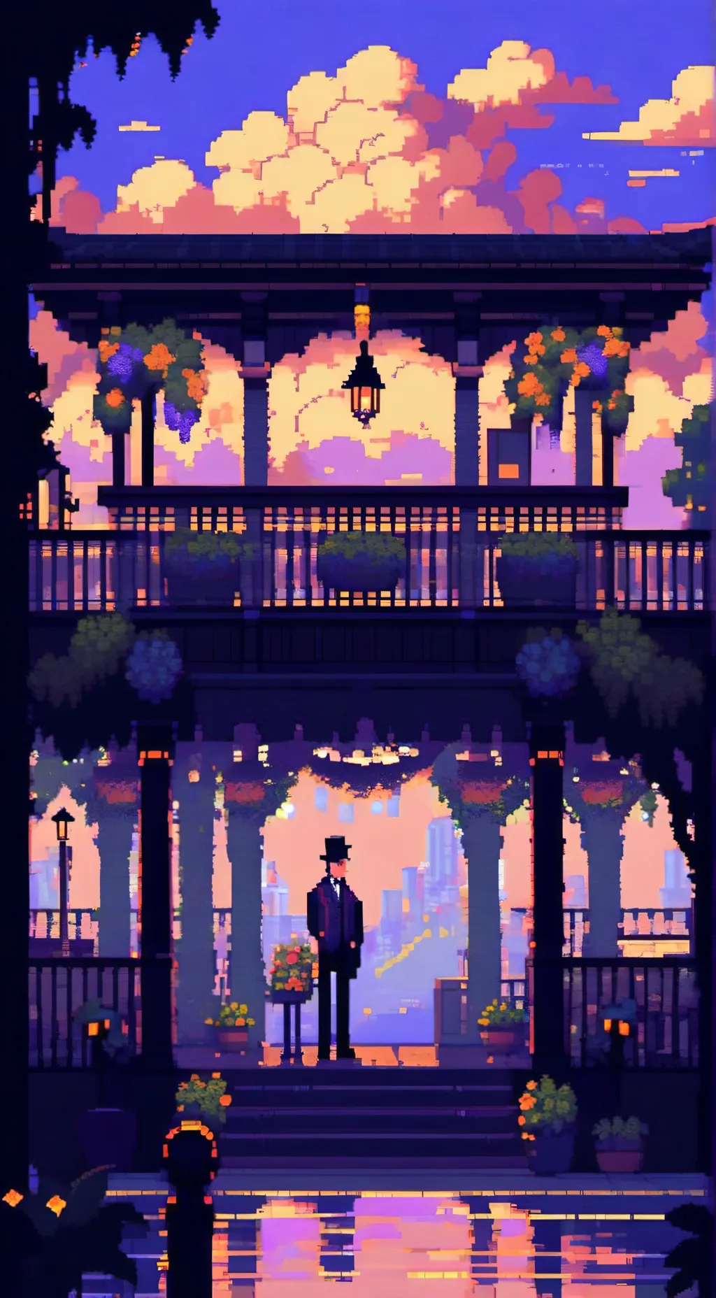 ai character: HH your return background