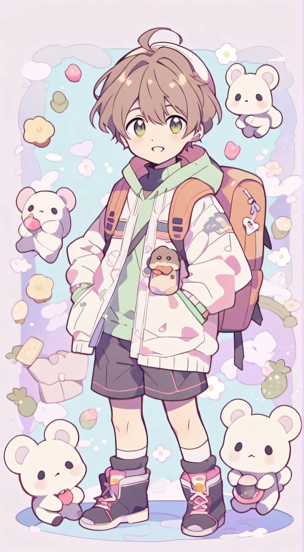 ai character: 💐ALEX💐 background