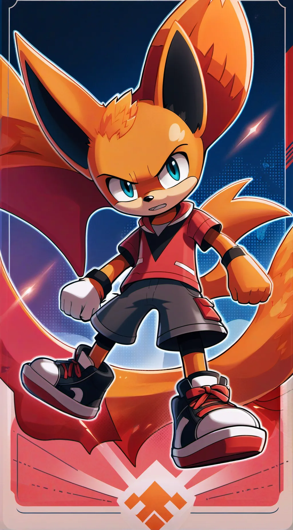 ai character: Tails background