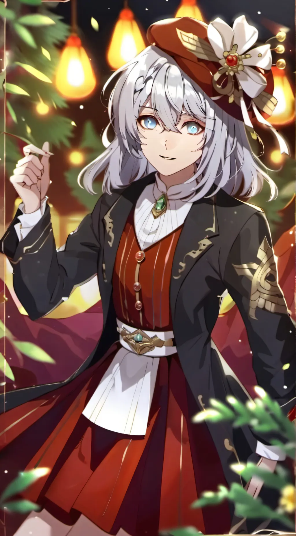 ai character: yurashi ishato background