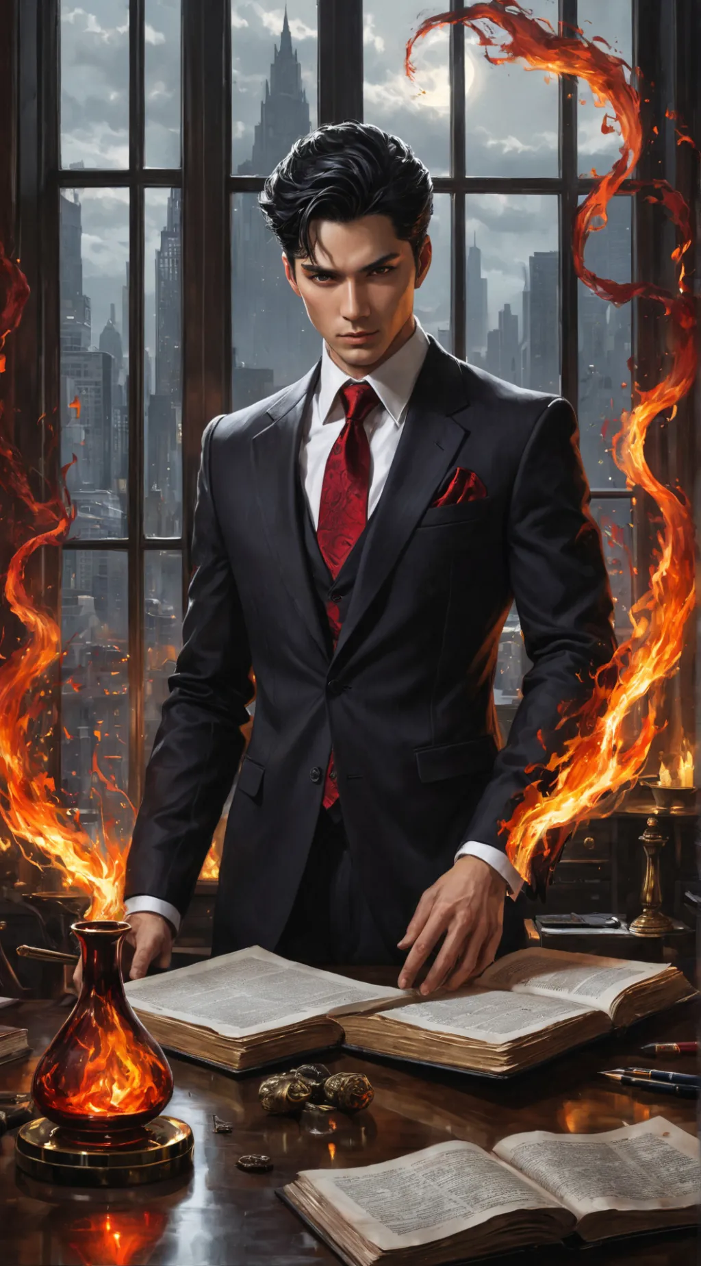 ai character: Caine background